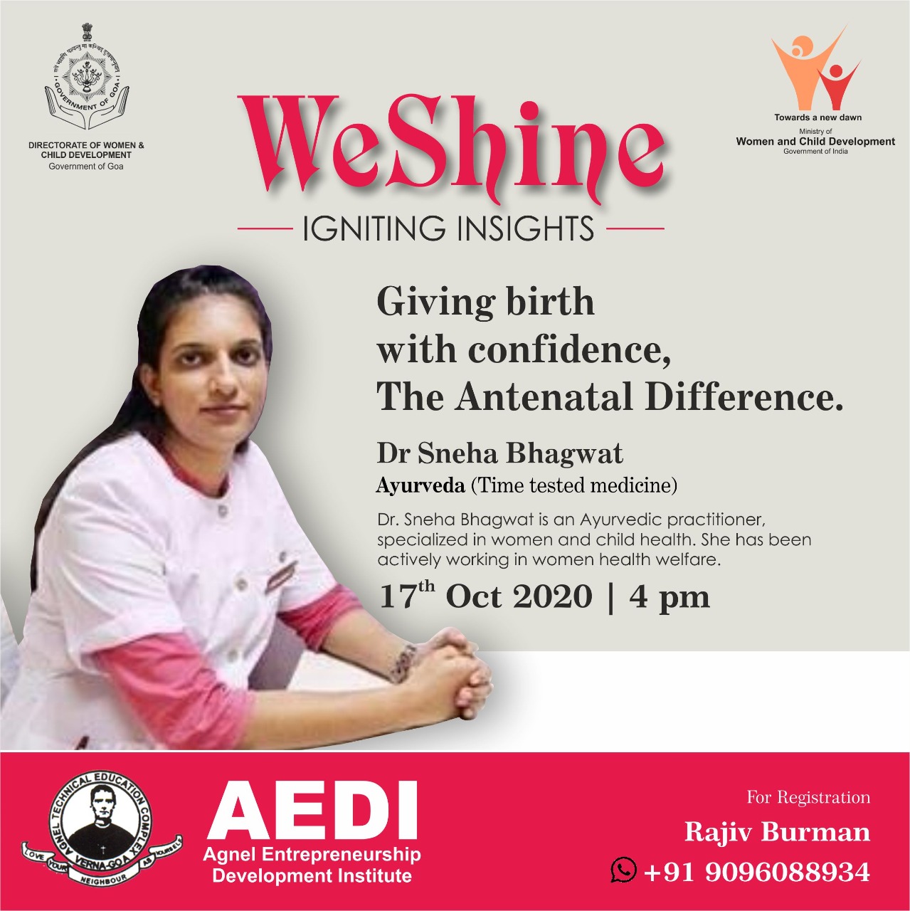 ciba-WeSHINE - Giving birth with confidence, The Antenatal Difference